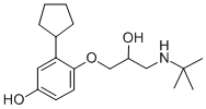 CAS#: 81542-82-7， 3-Cyclopentyl-4-[(2S)-3-[(1,1-Dimethylethyl)Amino]-2-Hydroxypropoxy]-Phenol