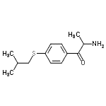 CAS 登录号：81549-90-8， 2-氨基-1-[4-(异丁基硫基)苯基]-1-丙酮