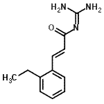 CAS#: 815585-26-3， (2E)-N-(Diaminomethylene)-3-(2-ethylphenyl)acrylamide