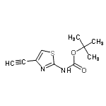 CAS#: 815610-14-1， 2-Methyl-2-propanyl (4-ethynyl-1,3-thiazol-2-yl)carbamate