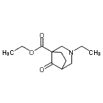CAS#: 815610-30-1， Ethyl 3-ethyl-8-oxo-3-azabicyclo[3.2.1]octane-1-carboxylate