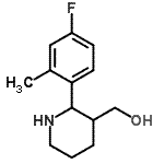 CAS#: 815631-78-8， [2-(4-Fluoro-2-methylphenyl)-3-piperidinyl]methanol