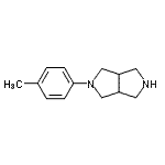 structure of CAS# 815632-23-6, 2-(4-Methylphenyl)octahydropyrrolo[3,4-c]pyrrole;