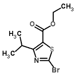 CAS#: 81569-58-6， Ethyl 2-bromo-4-isopropyl-1,3-thiazole-5-carboxylate