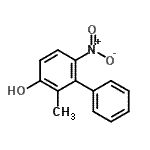 CAS#: 816423-22-0， 2-Methyl-6-nitro-3-biphenylol