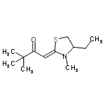 CAS#: 816455-95-5， (1Z)-1-(4-Ethyl-3-methyl-1,3-thiazolidin-2-ylidene)-3,3-dimethyl-2-butanone