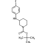 CAS#: 816468-54-9， 2-Methyl-2-propanyl 3-[(4-fluorophenyl)amino]-1-piperidinecarboxylate