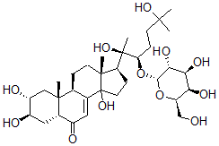 CAS#: 81655-86-9， Silenoside A