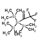 CAS#: 81671-46-7， 2,2,2-Trifluoro-1-[1,1,1,3,3,3-hexamethyl-2-(trimethylsilyl)-2-trisilanyl]ethanone