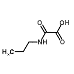 结构式 CAS# 81682-53-3, 氧代(丙基氨基)乙酸