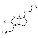 CAS#: 817166-12-4， (6R,6aR)-6-Ethoxy-3-ethyl-4,5,6,6a-tetrahydro-2H-cyclopenta[b]furan-2-one