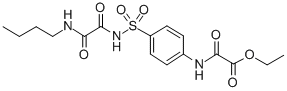 CAS#: 81717-20-6， ((4-((((Butylamino)Oxoacetyl)Amino)Sulfonyl)Phenyl)Amino) Oxo-Acetic Acid Ethyl Ester