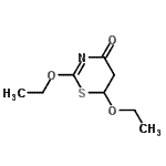 CAS#: 81747-43-5， 2,6-Diethoxy-5,6-dihydro-4H-1,3-thiazin-4-one