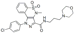CAS#: 81761-97-9， 1-(4-Chlorophenyl)-1,4-Dihydro-4-Methyl-3-(3-Morpholinopropylaminocarbonyl)Pyrazolo[4,3-c][1,2]Benzothiazine 5,5-Dioxide