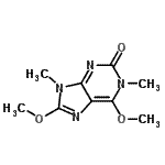 CAS#: 817631-47-3， 6,8-Dimethoxy-1,9-dimethyl-1,9-dihydro-2H-purin-2-one
