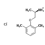 CAS#: 81771-86-0， (2R)-1-(2,6-Dimethylphenoxy)-2-propanaminium chloride