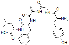 CAS#: 81851-82-3， Dehydro-Ala(3)-Enkephalin