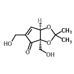 CAS#: 819070-95-6， (3aR,6aR)-3a,5-Bis(hydroxymethyl)-2,2-dimethyl-3a,6a-dihydro-4H-cyclopenta[d][1,3]dioxol-4-one