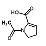 CAS 登录号：81929-30-8， 1-乙酰基-4,5-二氢-1H-吡咯-2-羧酸