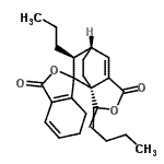 CAS#: 81957-73-5， (1'S,7'S,8'S)-2'-Butylidene-8'-propyl-6,7-dihydro-3H,4'H-spiro[2-benzofuran-1,9'-[3]oxatricyclo[5.2.2.0<sup>1,5</sup>]undec[5]ene]-3,4'-dione