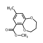 CAS#: 819800-56-1， Methyl 8-methyl-3,4-dihydro-2H-1,5-benzodioxepine-6-carboxylate