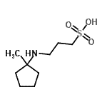 CAS#: 819863-17-7， 3-[(1-Methylcyclopentyl)amino]-1-propanesulfonic acid
