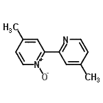 结构式 CAS# 81998-03-0, 4-甲基-2-(4-甲基-2-吡啶基)吡啶1-氧化物