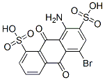 CAS 登录号：82-32-6， 4-氨基-1-溴-9,10-二氢-9,10-二氧代蒽-3,5-二磺酸