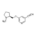 CAS#: 820231-75-2， 3-Ethynyl-5-{[(2S)-1-methyl-2-pyrrolidinyl]methoxy}pyridine