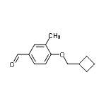 CAS#: 820237-05-6， 4-(Cyclobutylmethoxy)-3-methylbenzaldehyde