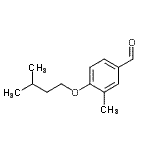 CAS#: 820237-06-7， 3-Methyl-4-(3-methylbutoxy)benzaldehyde