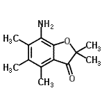 CAS#: 820257-64-5， 7-Amino-2,2,4,5,6-pentamethyl-1-benzofuran-3(2H)-one