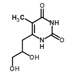 CAS#: 820966-05-0， 6-(2,3-Dihydroxypropyl)-5-methyl-2,4(1H,3H)-pyrimidinedione