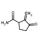 CAS#: 82111-96-4， 2-Methylene-3-oxocyclopentanecarboxamide