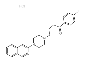 CAS#: 82117-52-0， 1-(4-Fluorophenyl)-4-[4-(3-isoquinolyl)-1-piperazinyl]butan-1-one hydrochloride