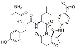 CAS 登录号：82155-66-6， 丁二酰-丙氨酰-酪氨酰-亮氨酰-缬氨酰-4-硝基苯胺