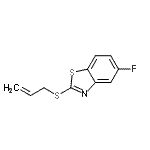 CAS#: 82163-12-0， 2-(Allylsulfanyl)-5-fluoro-1,3-benzothiazole
