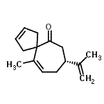 CAS#: 821777-90-6， (8R)-8-Isopropenyl-11-methylspiro[4.6]undeca-2,10-dien-6-one