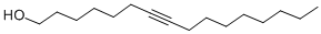 结构式 CAS# 822-21-9, 7-十六碳炔-1-醇