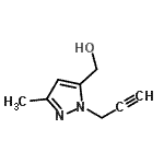 CAS#: 82235-71-0， [3-Methyl-1-(2-propyn-1-yl)-1H-pyrazol-5-yl]methanol