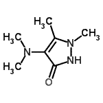 CAS#: 82261-38-9， 4-(Dimethylamino)-1,5-dimethyl-1,2-dihydro-3H-pyrazol-3-one