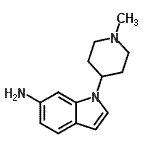 CAS#: 823191-51-1， 1-(1-Methyl-4-piperidinyl)-1H-indol-6-amine