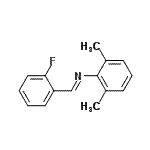 CAS#: 823196-34-5， (E)-N-(2,6-Dimethylphenyl)-1-(2-fluorophenyl)methanimine