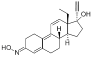 CAS#: 82332-21-6， 13-Ethyl-17-Hydroxy-18,19-Dinorpregna-4,9,11-Trien-20-Yn-3-One 3-Oxime