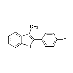 CAS#: 823787-31-1， 2-(4-Fluorophenyl)-3-methyl-1-benzofuran