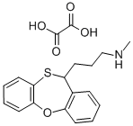 CAS#: 82387-11-9， 11-(3-Methylaminopropyl)-11H-Dibenzo(b,f)-1,4-Oxathiepin Hydrogen Oxalate