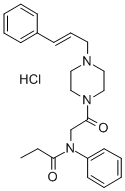 CAS#: 82387-56-2， 1-Cinnamyl-4-((N-Propionanilido)Acetyl)Piperazine Hydrochloride
