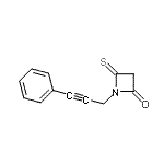 CAS#: 82393-83-7， 1-(3-Phenyl-2-propyn-1-yl)-4-thioxo-2-azetidinone
