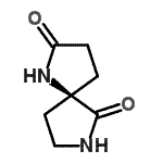 CAS#: 82399-95-9， (5R)-1,8-diazaspiro[4.4]nonane-2,9-dione
