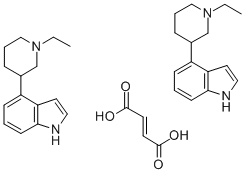 CAS#: 82439-15-4， 4-(1-Ethyl-3-Piperidinyl)-1H-Indole (E)-2-Butenedioate (2:1)